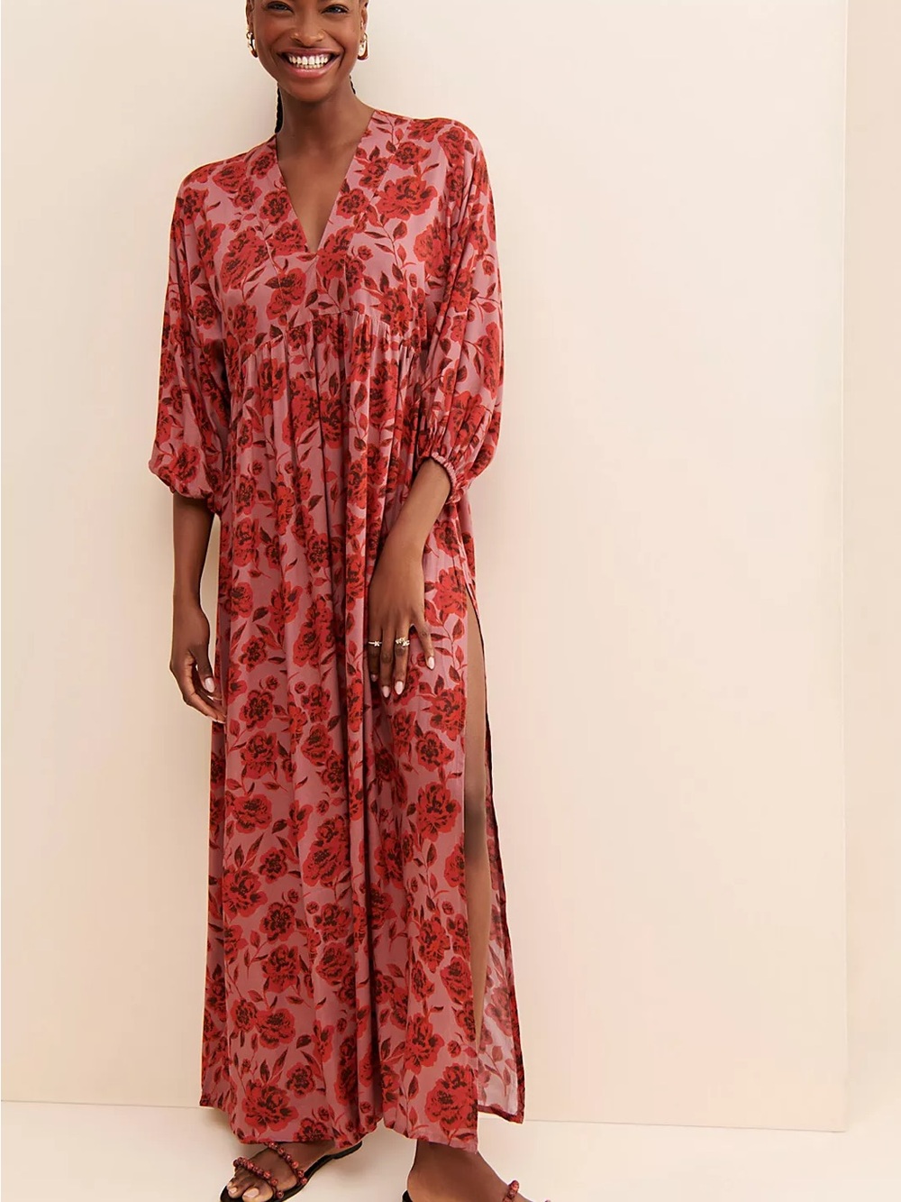 Free People Jen's Pirate Booty High Summer Maxi Dress small